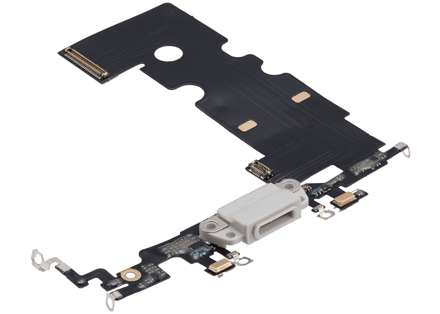 Charging Port Flex Cable For iPhone 8 (Pull) (Silver)