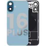 Back Glass w/ MagSafe Magnet & NFC & Flashlight Flex For iPhone 16 Plus (Pull) (Teal)
