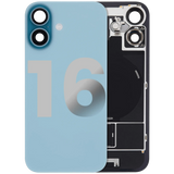 Back Glass w/ MagSafe Magnet & NFC & Flashlight Flex For iPhone 16 (Pull) (Teal)