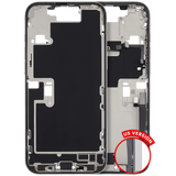 Mid-Frame Housing W/ Charging Port Flex & Small Parts For iPhone 16 Pro Max (US Version) (Pull) (White Titanium)