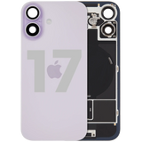 Back Glass w/ MagSafe Magnet & NFC & Flashlight Flex For iPhone 17 (Pull) (Lavender)