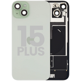 Back Glass w/ MagSafe Magnet & NFC & Flashlight Flex For iPhone 15 Plus (Pull) (Green)