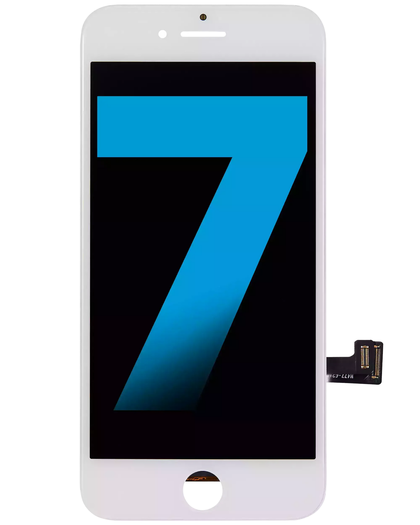 LCD Assembly With Steel Plate For iPhone 7 (Incell) (White)