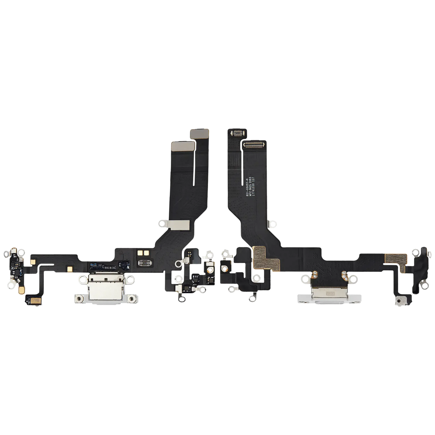 Charging Port Flex Cable With Board For iPhone 16e / 17e (Pull) (White)