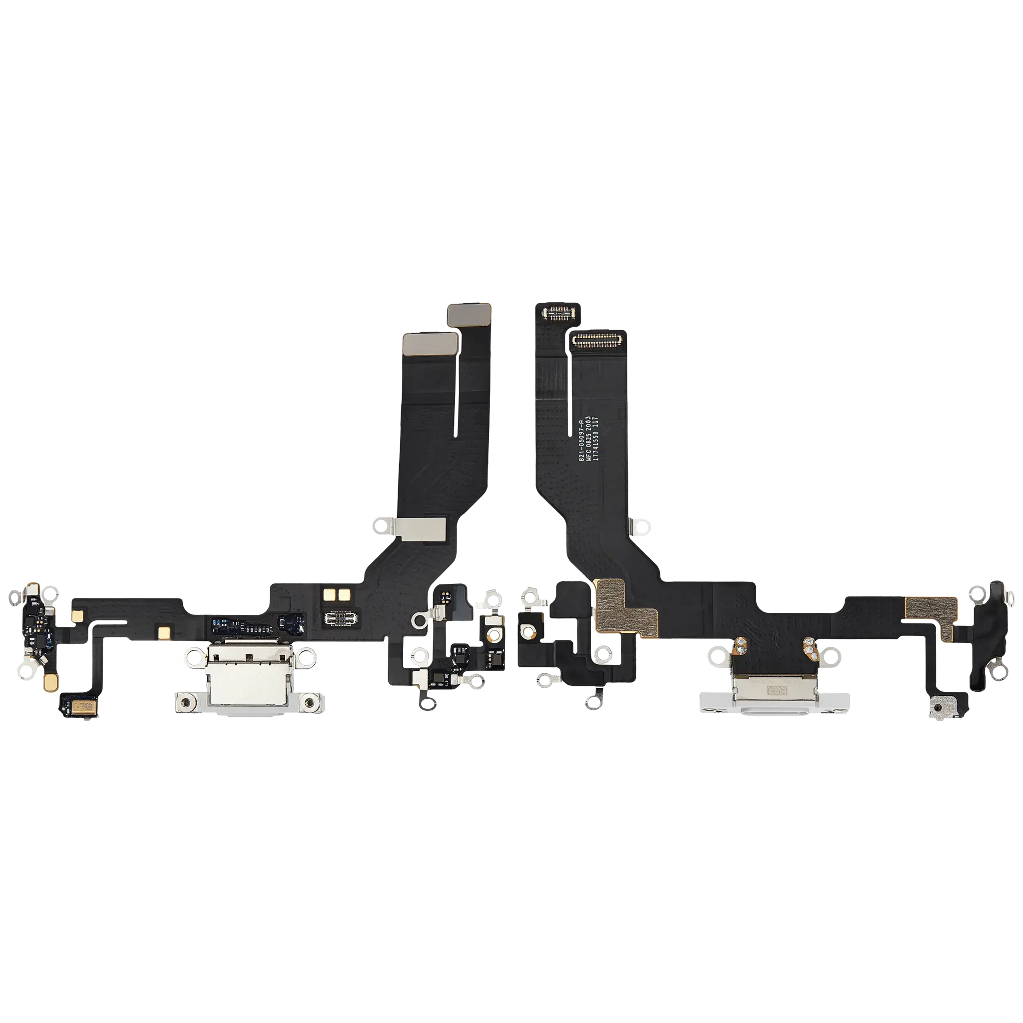 Charging Port Flex Cable With Board For iPhone 16e / 17e (Pull) (White)