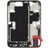 Mid-Frame Housing W/ Charging Port Flex & Small Parts For iPhone 16 Pro Max (EU / Global Version) (Pull) (Black Titanium)