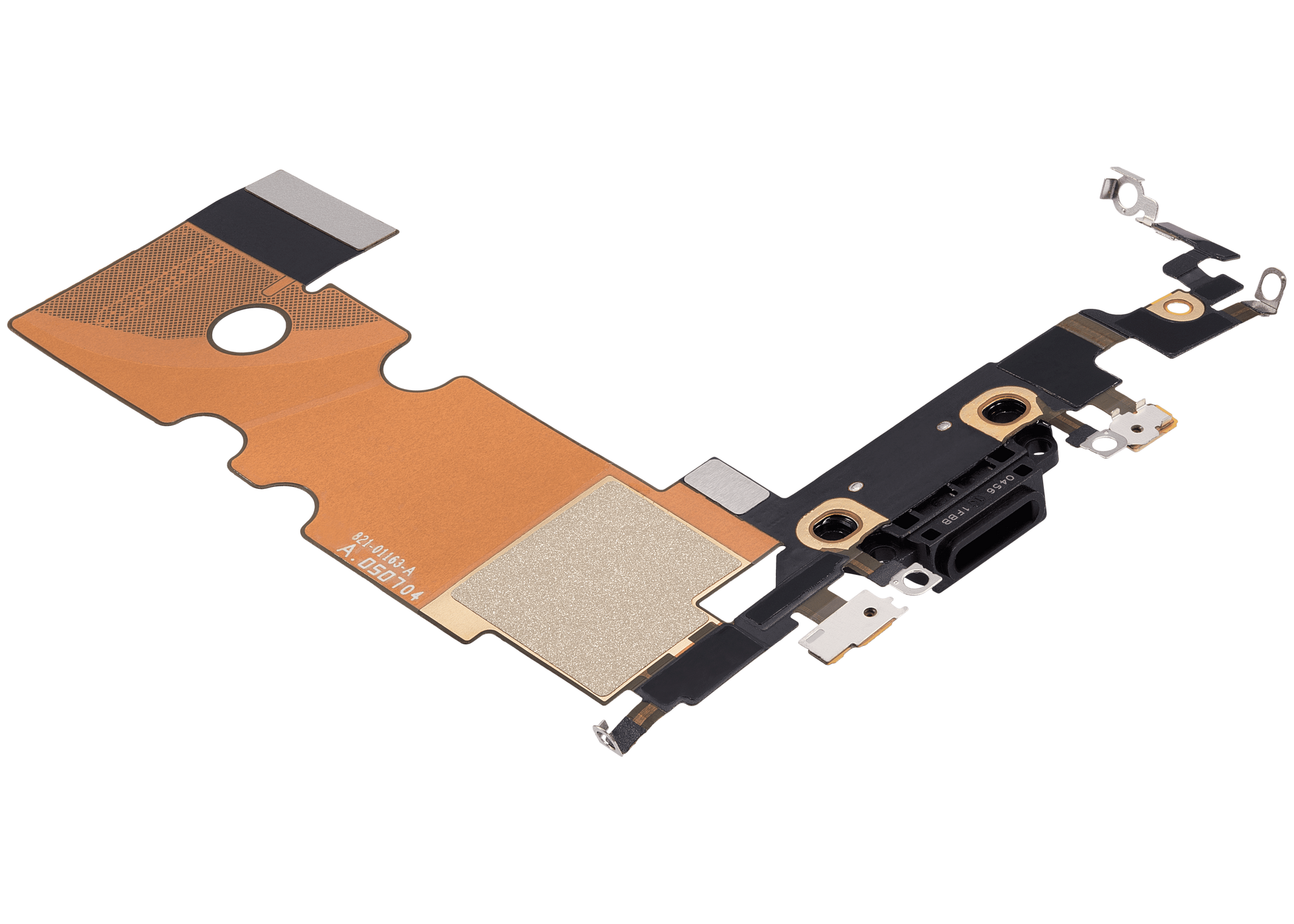 Charging Port Flex Cable For iPhone SE (2020) (Pull) (Black)