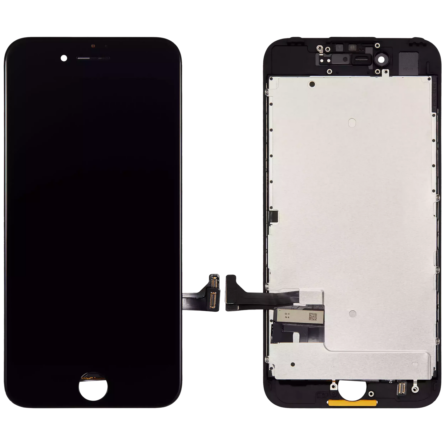 LCD Assembly With Steel Plate For iPhone 7 (Incell) (Black)