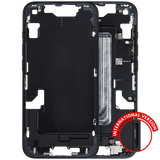 Mid-Frame Housing W/ Small Parts For iPhone 16e (EU / Global Version) (Pull) (Black)