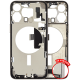 Mid-Frame Housing W/ Charging Port Flex & Small Parts For iPhone 15 Pro Max (Pull) (Natural Titanium)