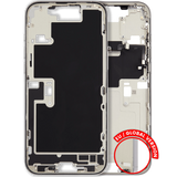 Mid-Frame Housing W/ Small Parts For iPhone 16 Pro Max (EU / Global Version) (Pull) (White Titanium)