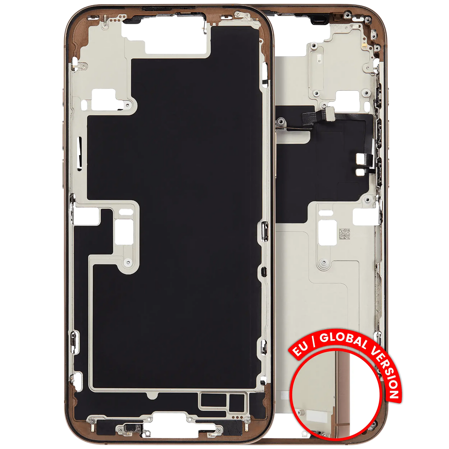 Mid-Frame Housing W/ Small Parts For iPhone 16 Pro Max (EU / Global Version) (Pull) (Desert Titanium)