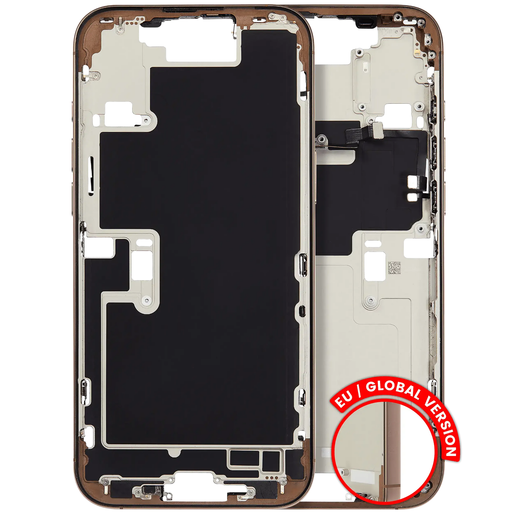 Mid-Frame Housing W/ Small Parts For iPhone 16 Pro Max (EU / Global Version) (Pull) (Desert Titanium)