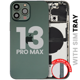 Back Housing W/ Small Parts For iPhone 13 Pro Max (EU / Global Version) (Used OEM) (Pull) (Alpine Green)
