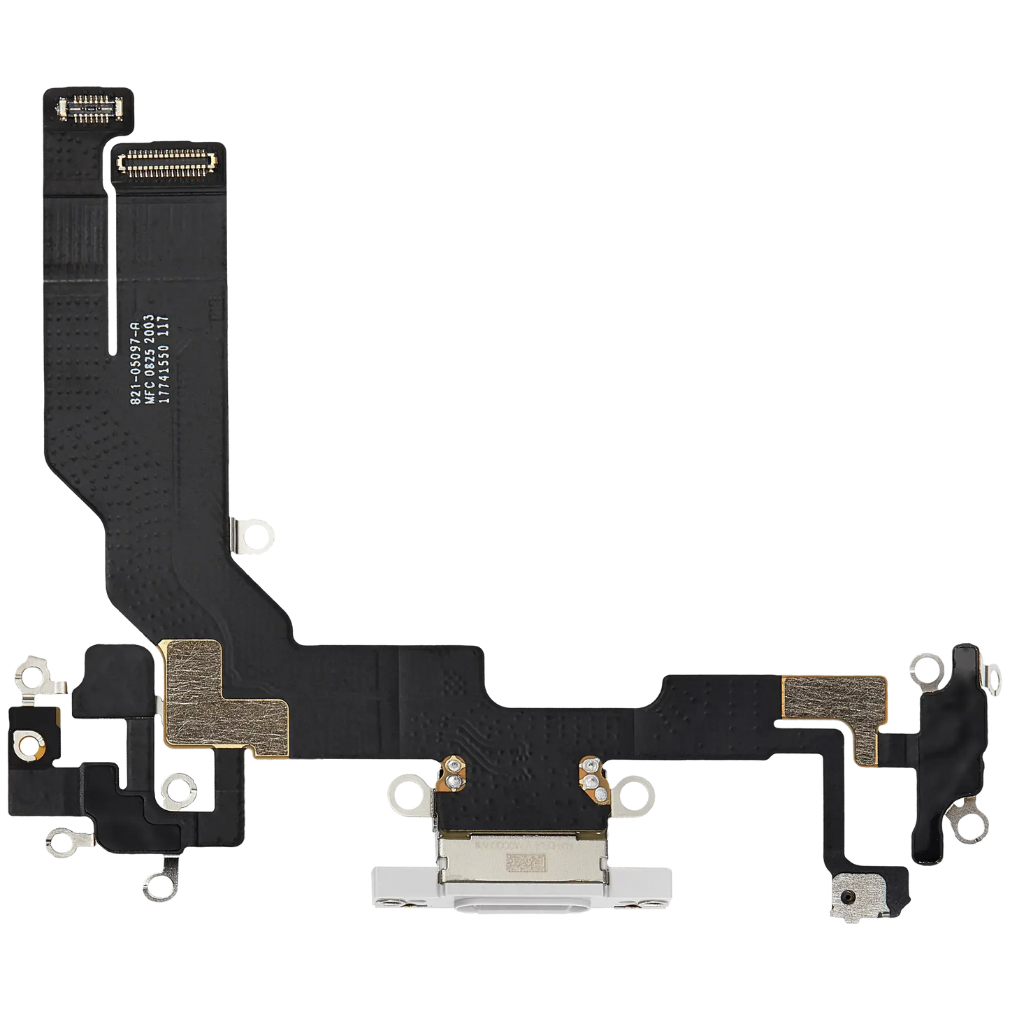 Charging Port Flex Cable With Board For iPhone 16e / 17e (Pull) (White)