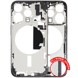 Mid-Frame Housing W/ Small Parts For iPhone 15 Pro (EU / Global Version) (Pull) (Black Titanium)