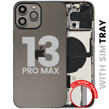 Back Housing W/ Small Parts For iPhone 13 Pro Max (EU / Global Version) (Used OEM) (Pull) (Graphite)