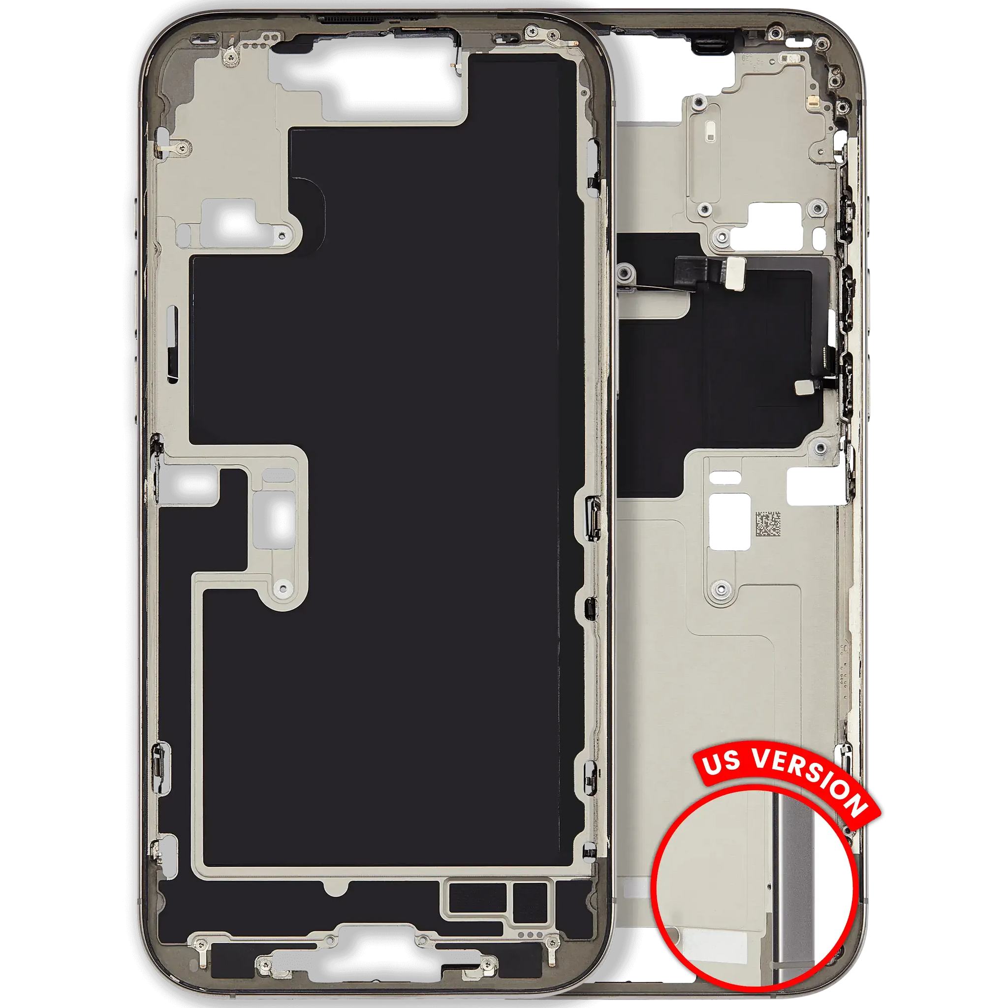 Mid-Frame Housing W/ Small Parts For iPhone 16 Pro Max (US Version) (Pull) (Natural Titanium)
