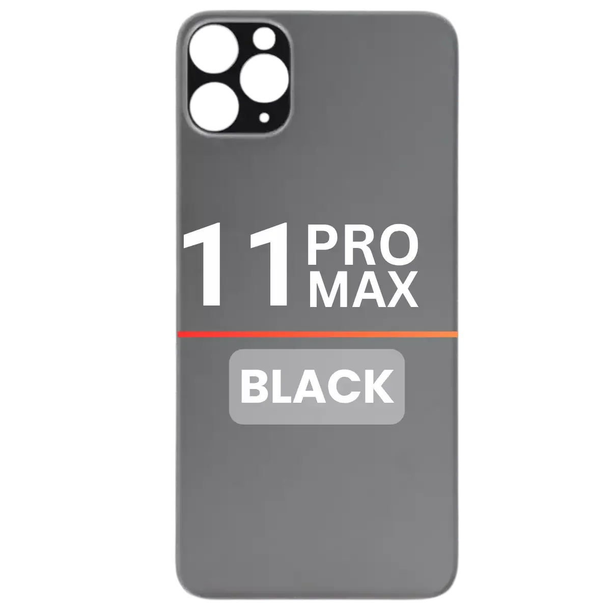 Back Glass Compatible For Apple iPhone 11 Pro Max(Pull)( Black)