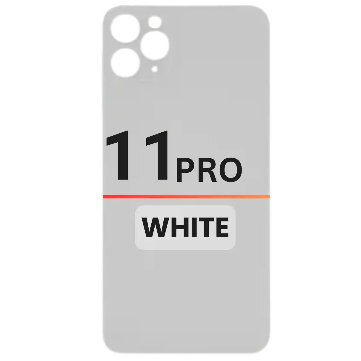 Back Glass Compatible For Apple iPhone 11 Pro(Pull)(White)