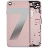 Back Housing W/ Small Components Pre-Installed For iPhone 7 (Pull) (Rose Gold)