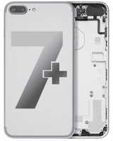 Back Housing W/ Small Components Pre-Installed For iPhone 7 Plus (Pull) (Silver)
