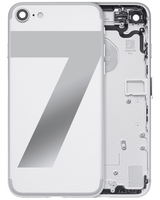 Back Housing W/ Small Components Pre-Installed For iPhone 7 (Pull) (Silver)