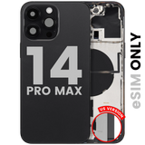 Back Housing W/ Small Parts For iPhone 14 Pro Max (US Version) (Pull) (Space Black)