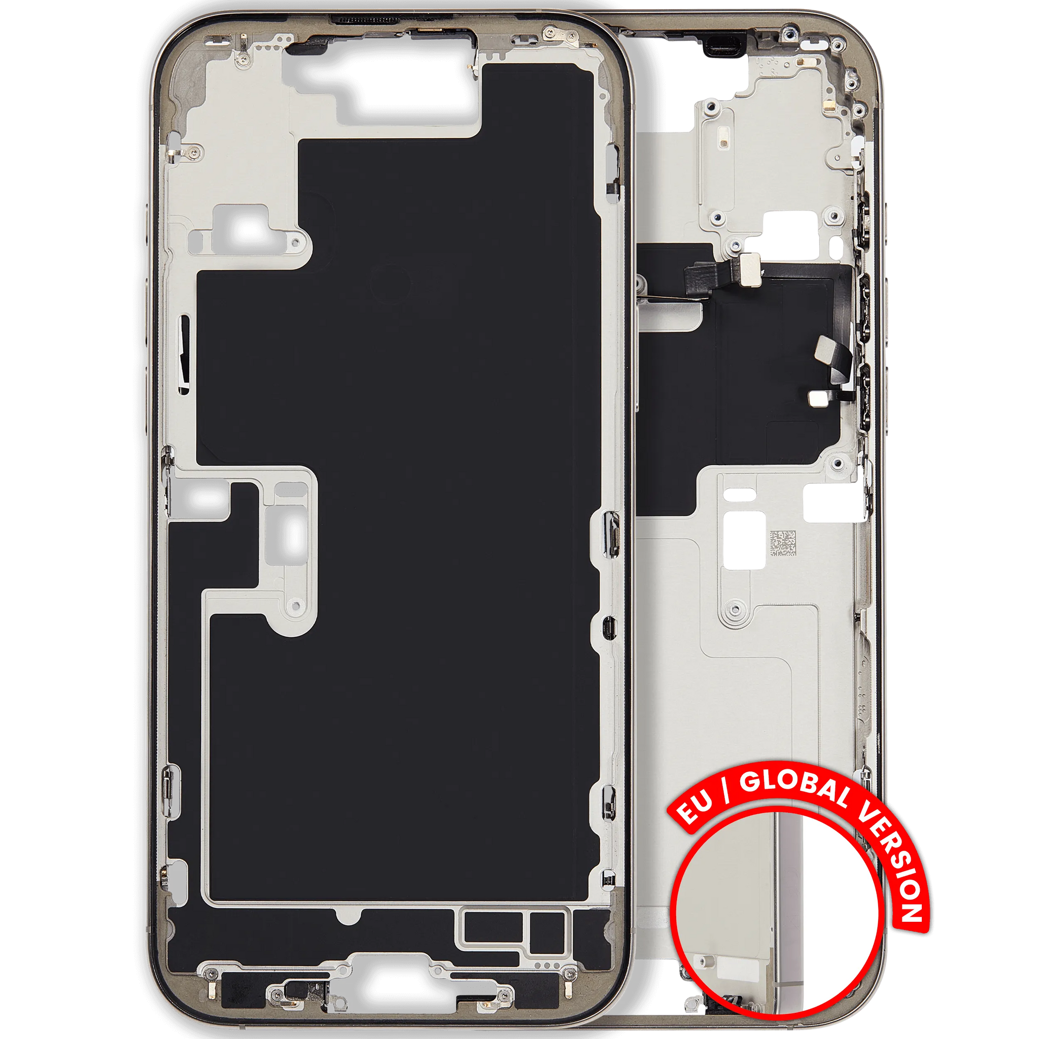 Mid-Frame Housing W/ Small Parts For iPhone 16 Pro Max (EU / Global Version) (Pull) (Desert Titanium)