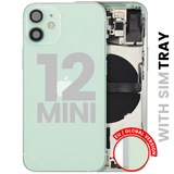 Back Housing W/ Small Parts For iPhone 12 Mini (EU / Global Version) (Pull) (Green)