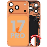 Back Housing W/ Charging Port Flex & Small Parts Compatible For iPhone 17 Pro (US Version) (Pull) (Cosmic Orange)
