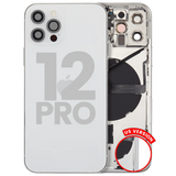 Back Housing W/ Small Parts For iPhone 12 Pro (US Version) (Used OEM) (Pull) (Silver)