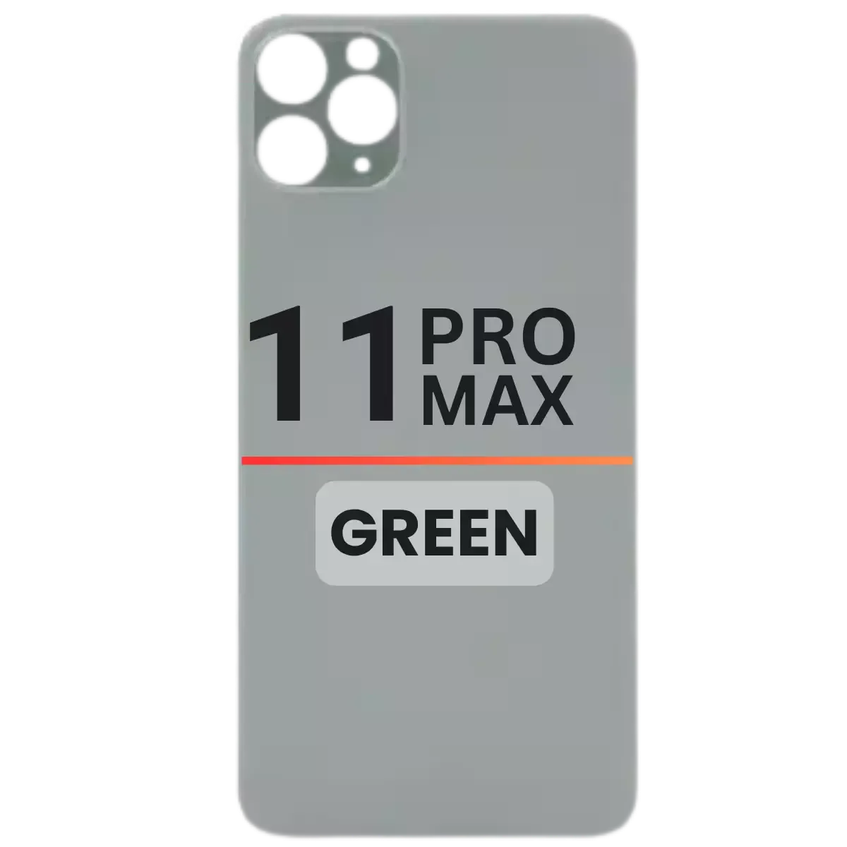 Back Glass Compatible For Apple iPhone 11 Pro Max(Pull)( Green)