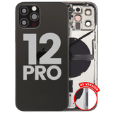 Back Housing W/ Small Parts For iPhone 12 Pro (US Version) (Used OEM) (Pull) (Graphite)