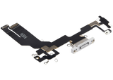 Charging Port Flex Cable With Board For iPhone 16e / 17e (Pull) (White)