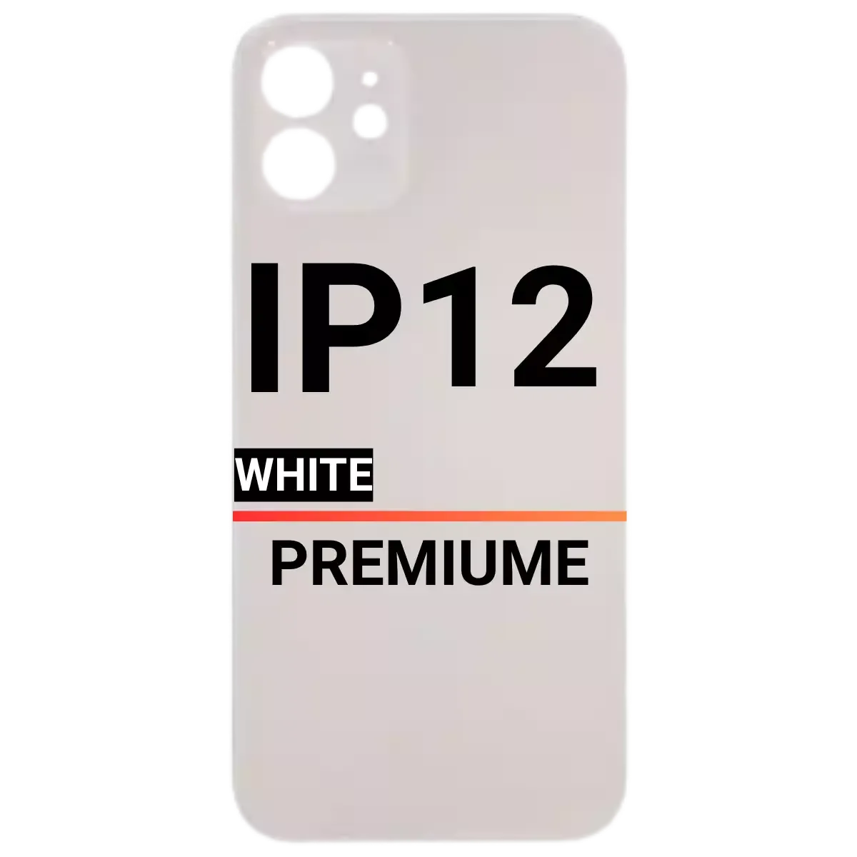 Back Glass Compatible For Apple iPhone 12(Pull)( White)