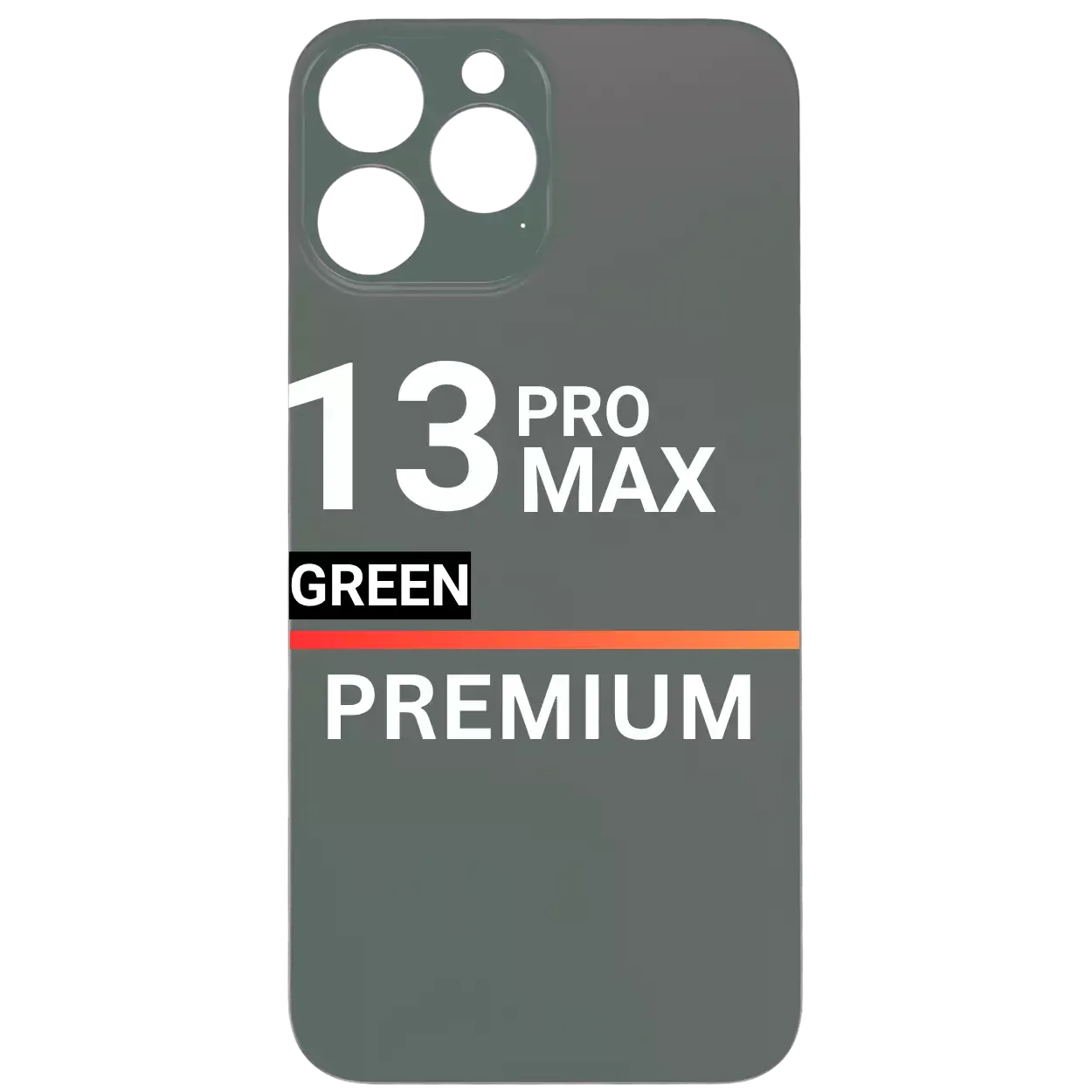 Back Glass Compatible For Apple iPhone 13 Pro (Pull) (Green)