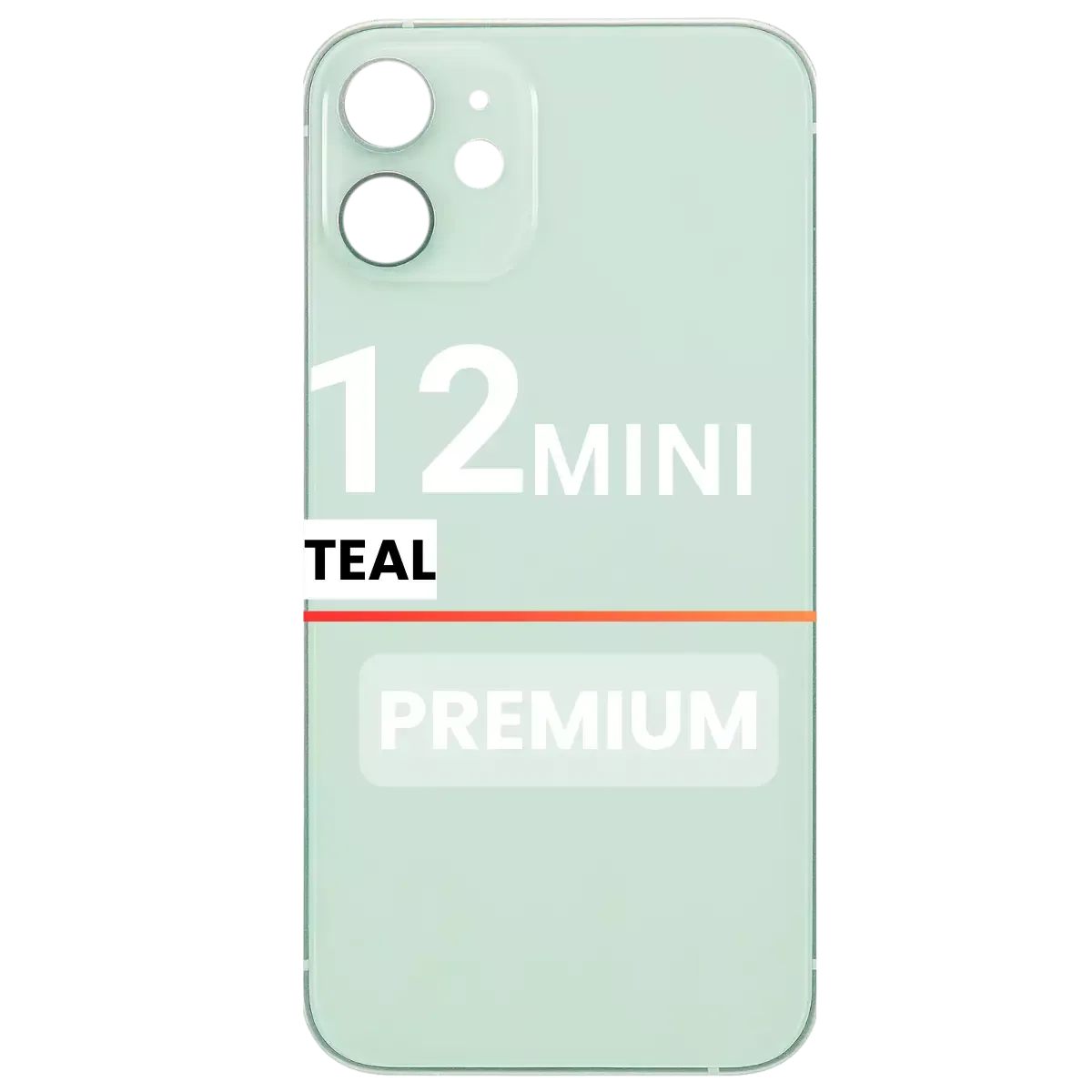 Back Glass Compatible For Apple iPhone 12 Mini (Pull) (Teal Green)