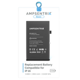 Replacement Battery For iPhone 16 (Standard)