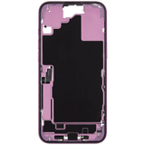 Mid-Frame Housing W/ Charging Port Flex & Small Parts For iPhone 16 Plus (US Version) (Pull) (Pink)