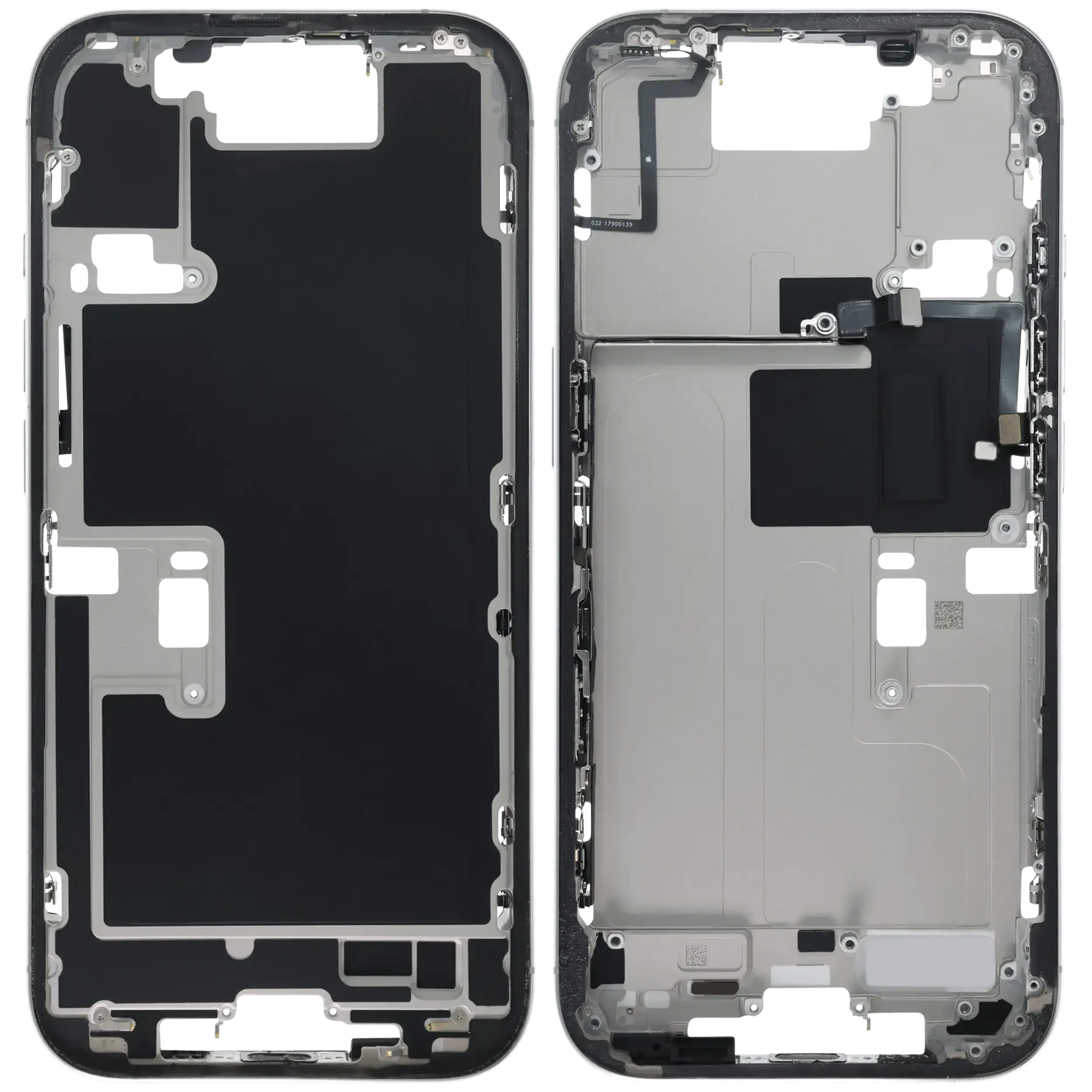 Mid-Frame Housing W/ Small Parts For iPhone 16 Pro (US Version) (Pull) (White Titanium)