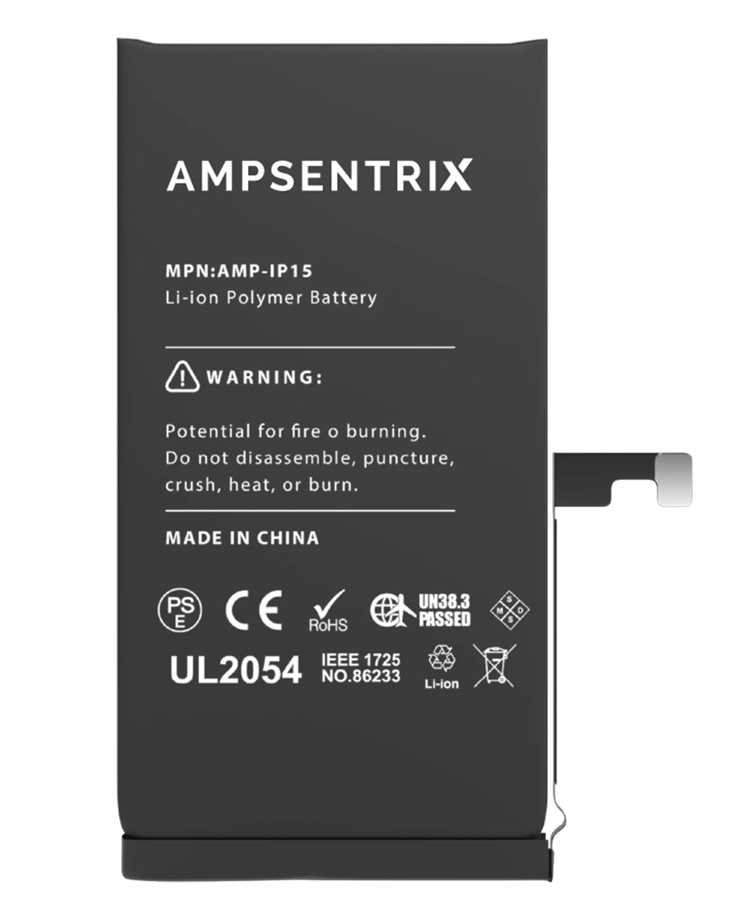 Replacement Battery For iPhone 15 (Standard)