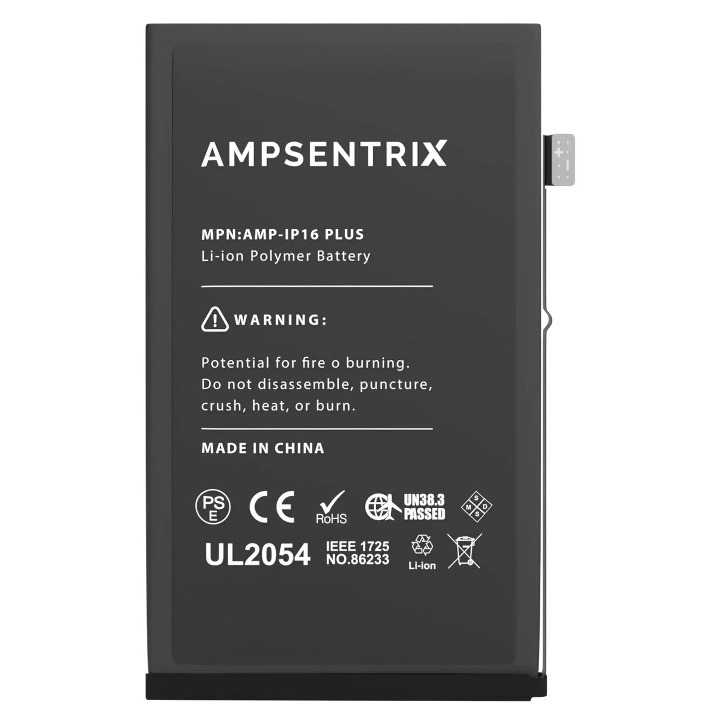Replacement Battery For iPhone 16 Plus (Standard)