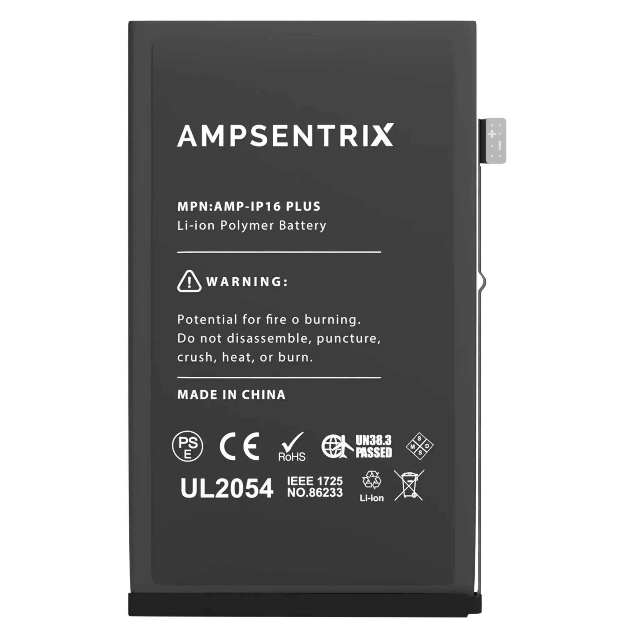Replacement Battery For iPhone 16 Plus (Standard)