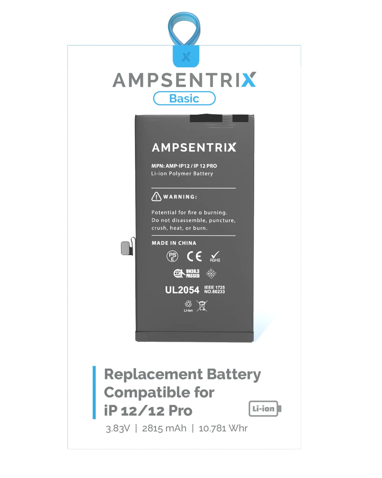 Replacement Battery For iPhone 12 / 12 Pro (Standard)