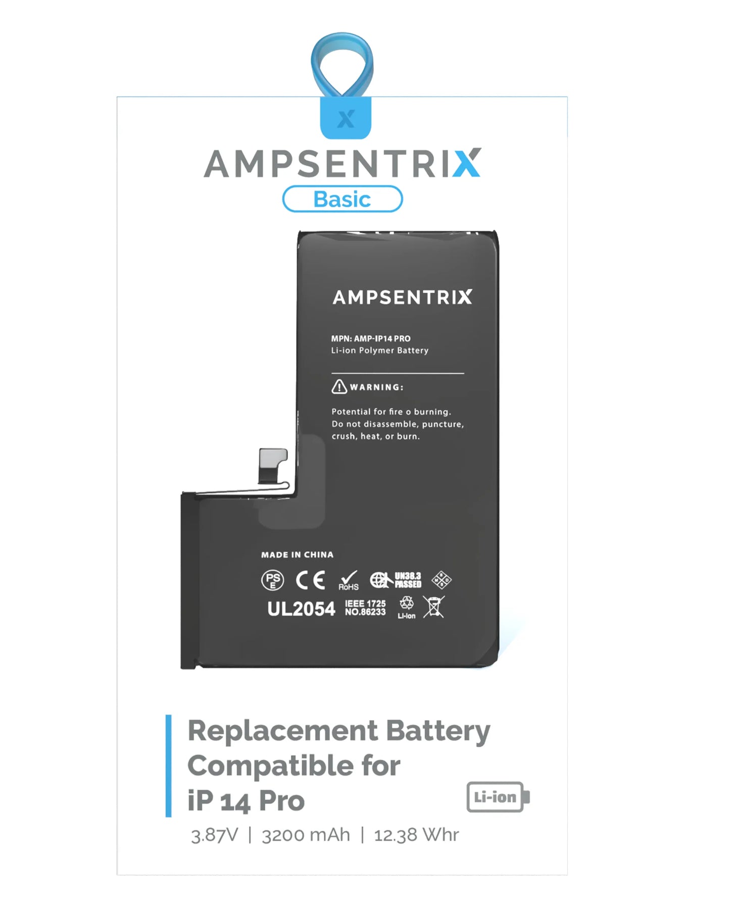 Replacement Battery For iPhone 14 Pro (Standard)