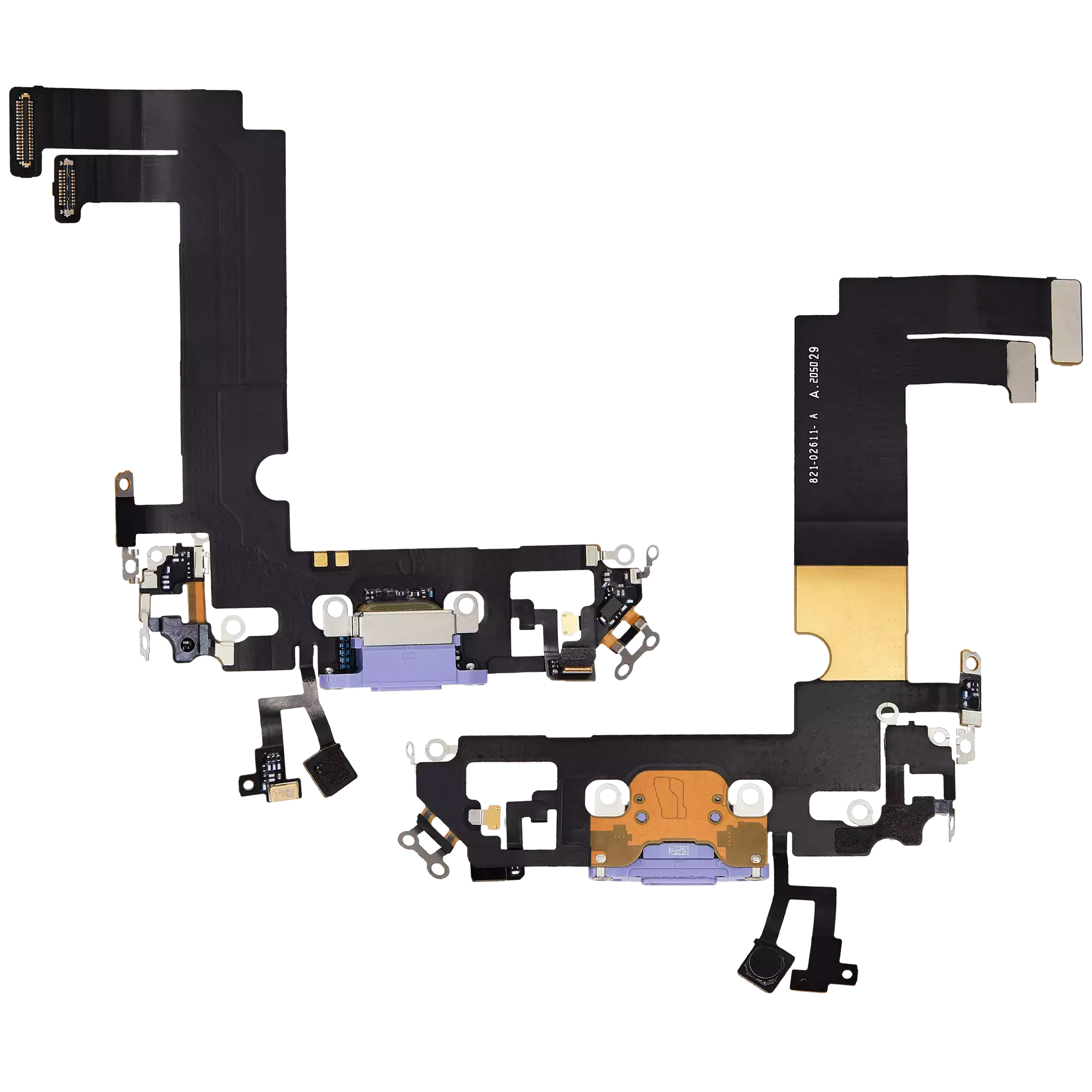 Charging Port Flex Cable For iPhone 12 Mini (Pull) (Purple)