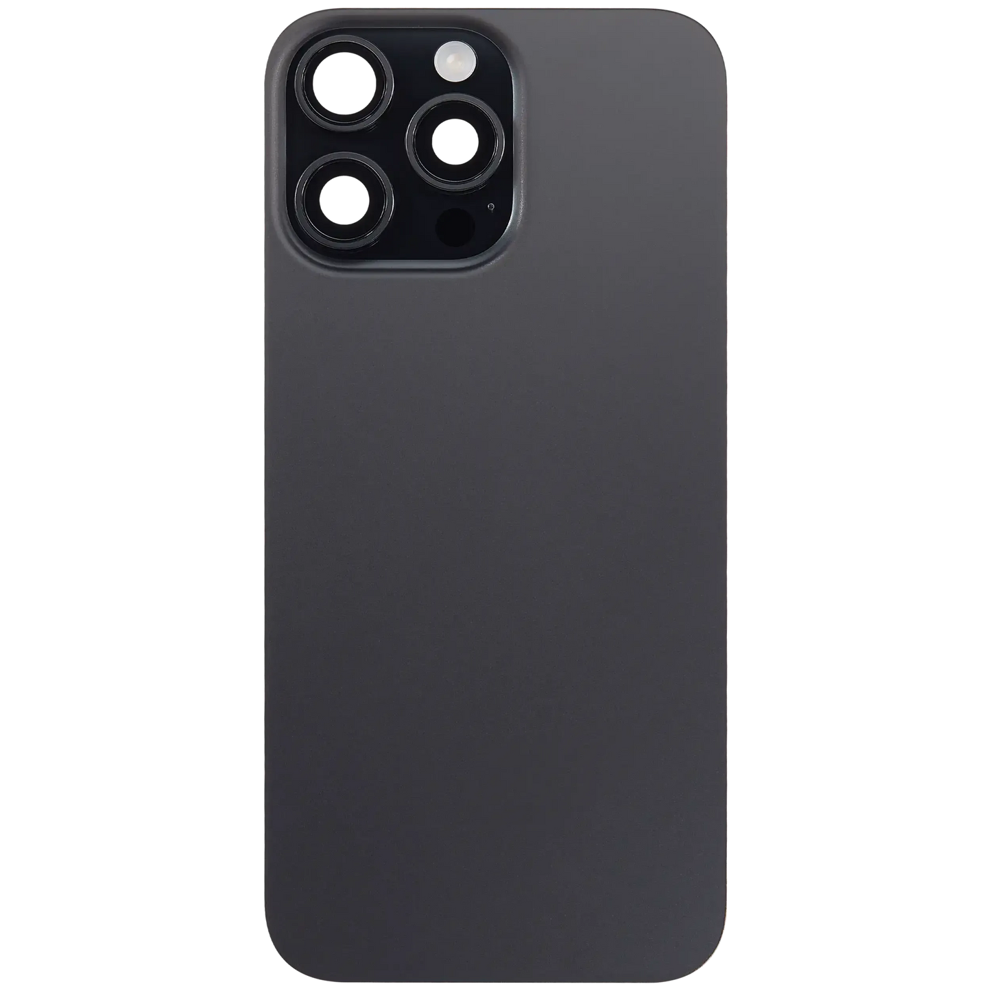 Back Glass w/ MagSafe Magnet & NFC & Flashlight Flex For iPhone 16 Pro Max (Pull) (Black Titanium)