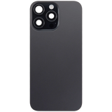 Back Glass w/ MagSafe Magnet & NFC & Flashlight Flex For iPhone 16 Pro Max (Pull) (Black Titanium)