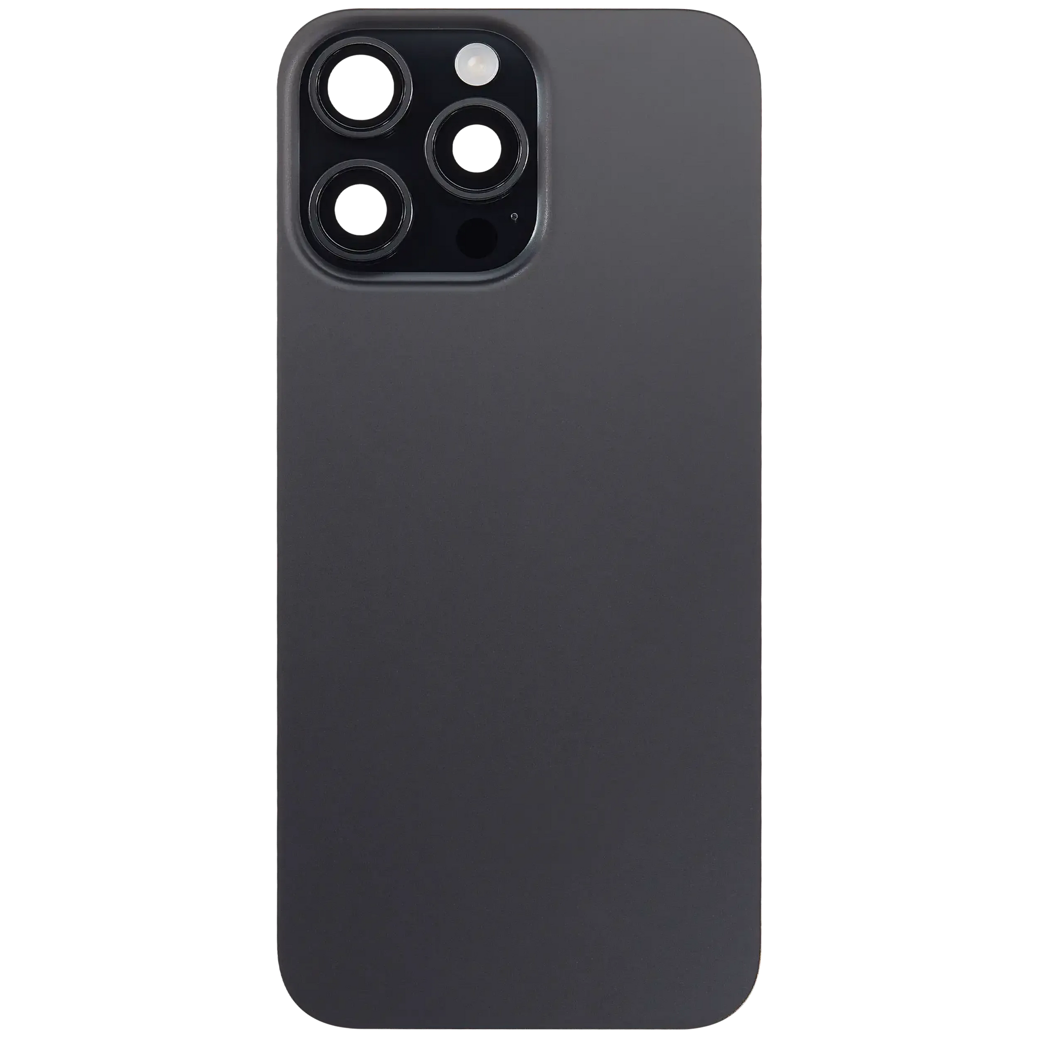Back Glass w/ MagSafe Magnet & NFC & Flashlight Flex For iPhone 16 Pro Max (Pull) (Black Titanium)